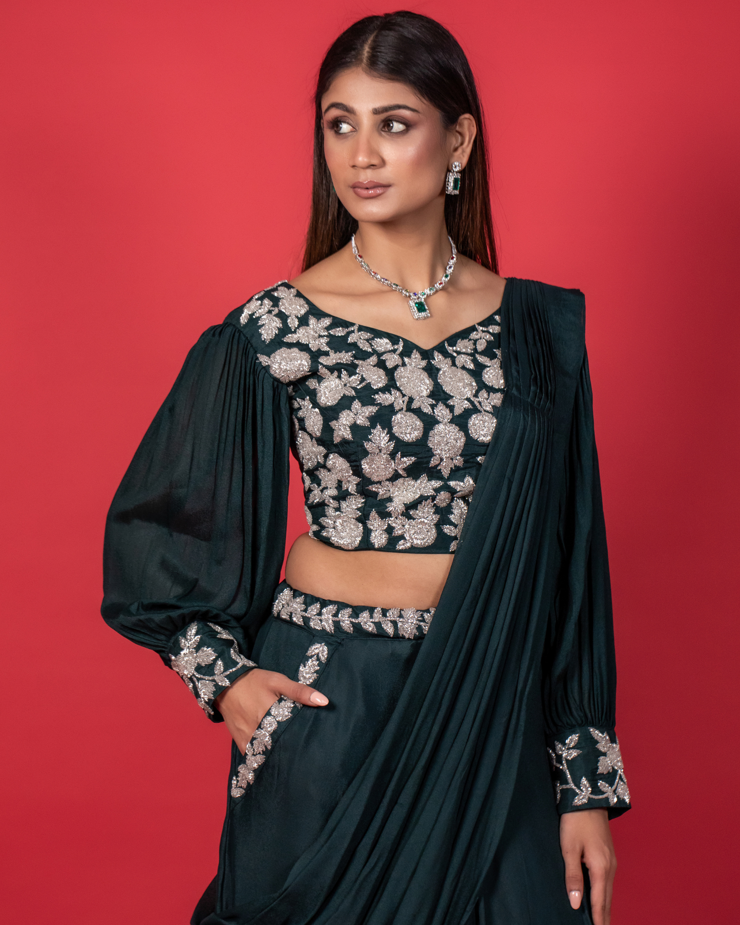 Pocketed Draped Fusion Wear
