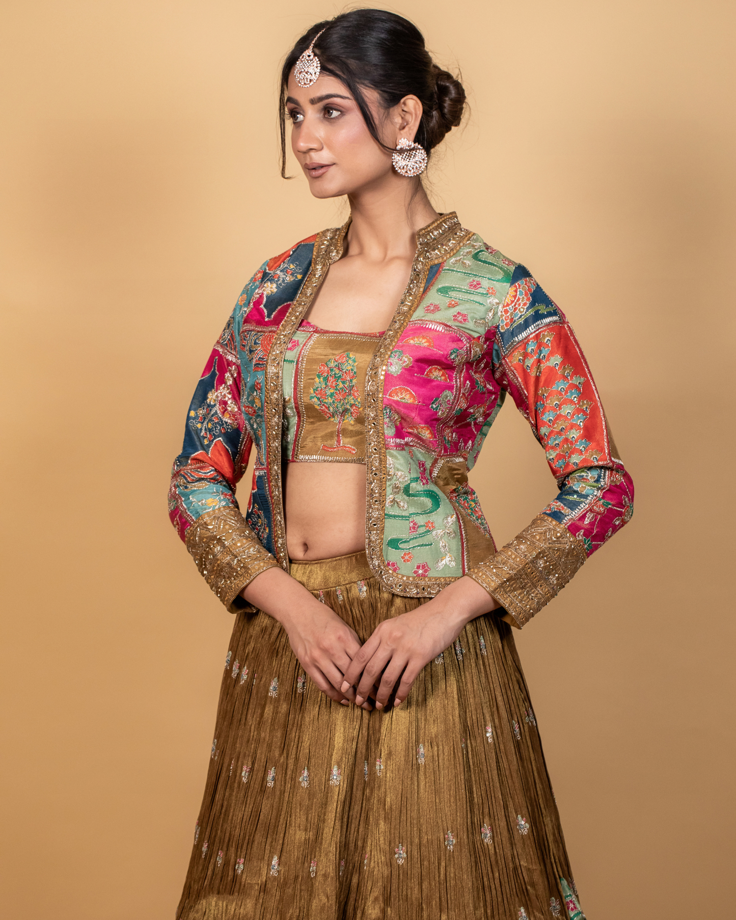 Amber Brown Indo-Western
