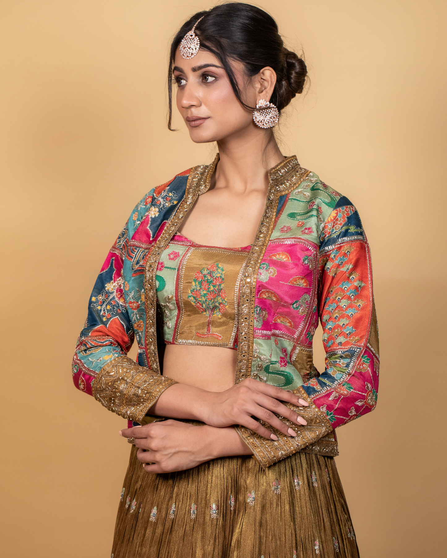 Amber Brown Indo-Western