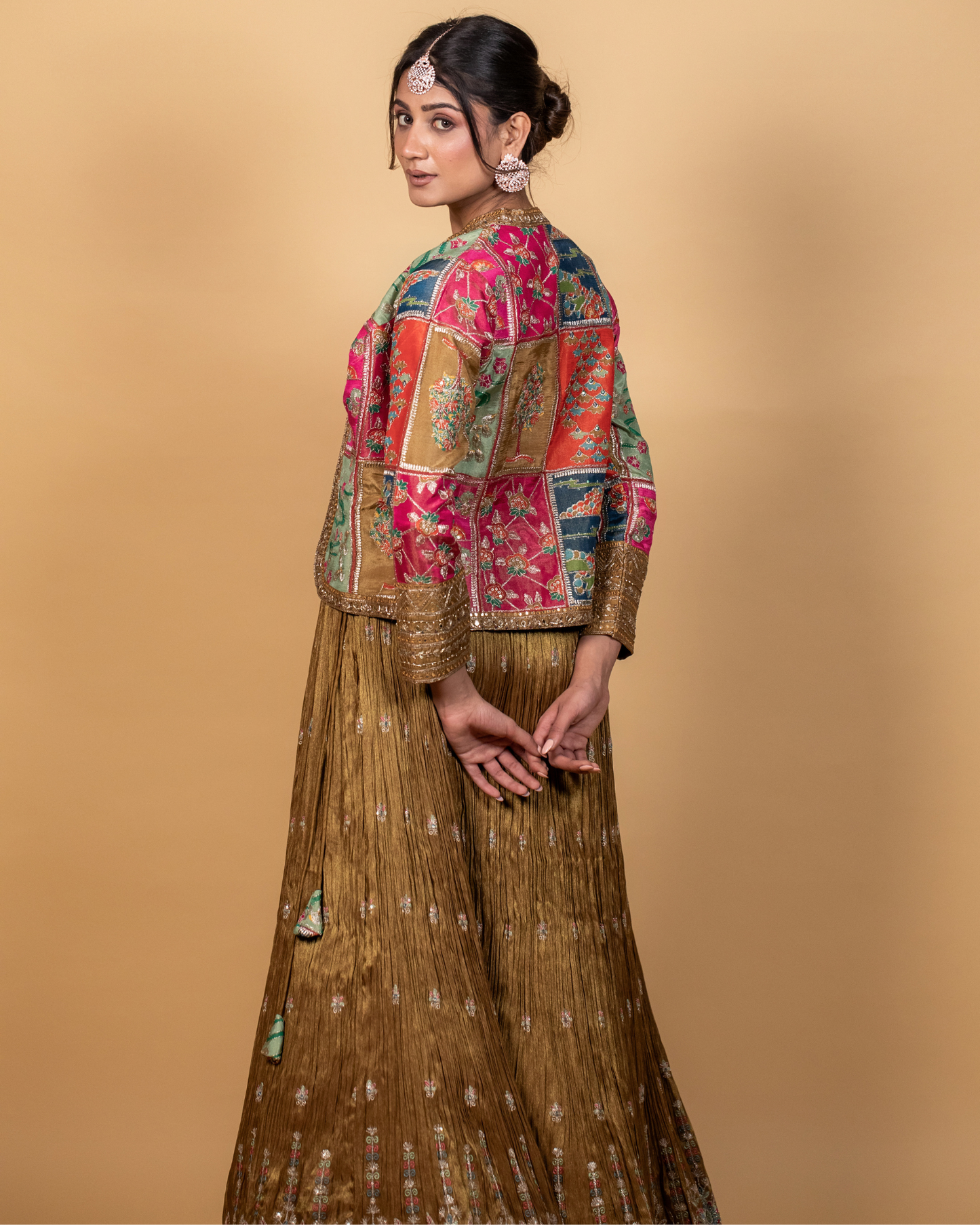 Amber Brown Indo-Western