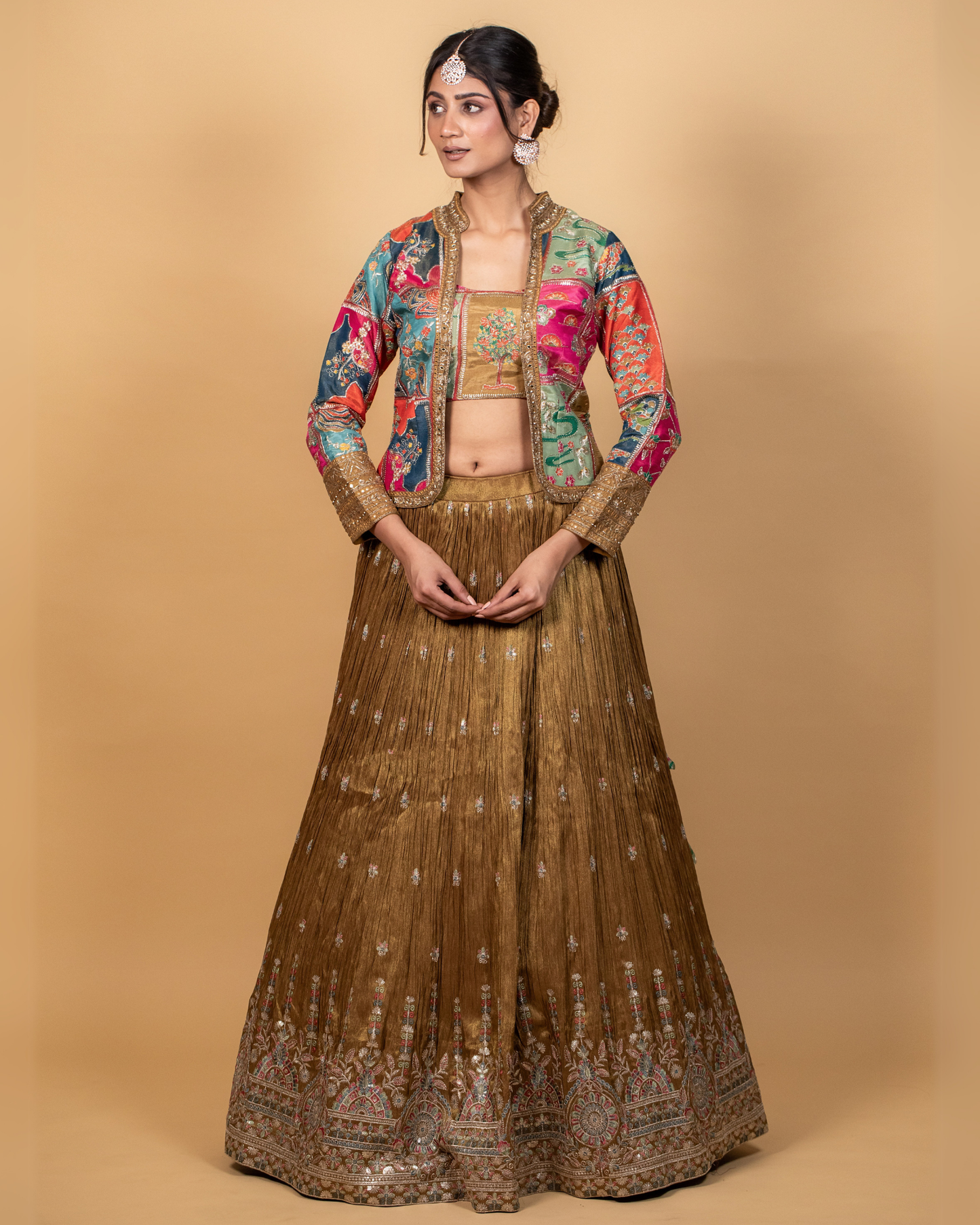 Amber Brown Indo-Western