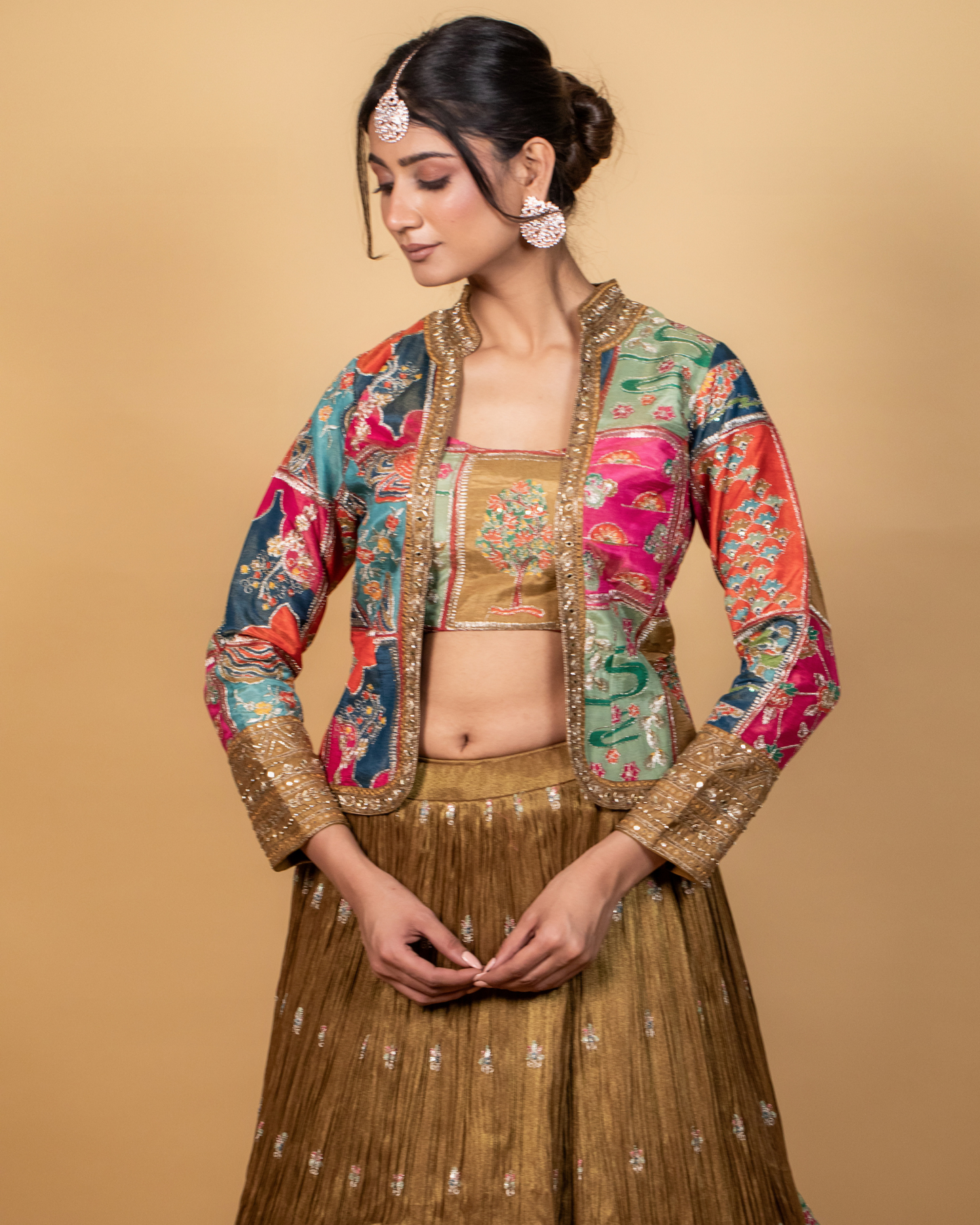 Amber Brown Indo-Western