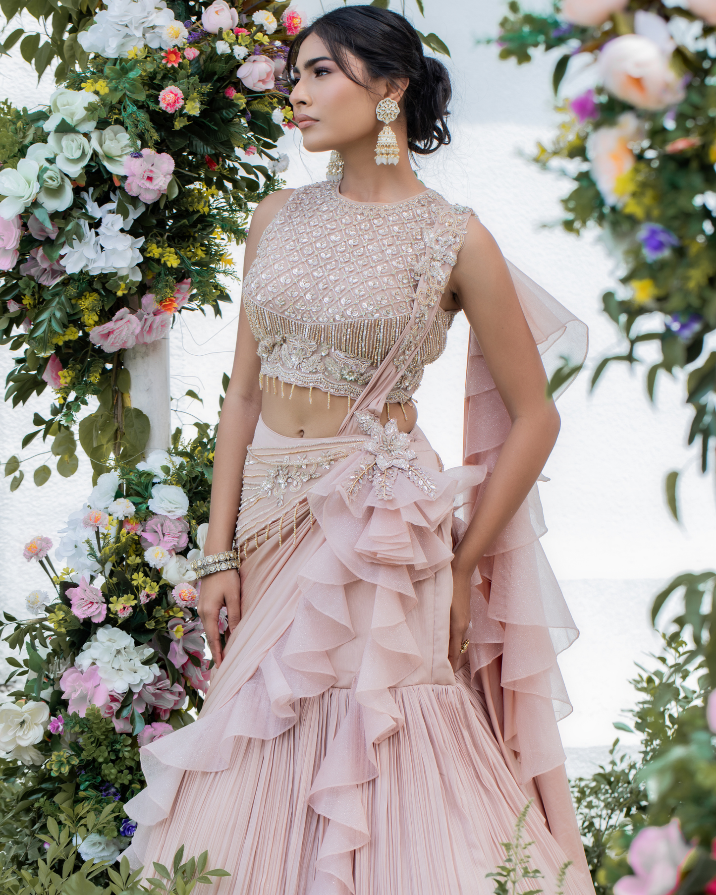 Modern Mermaid Drape Dress