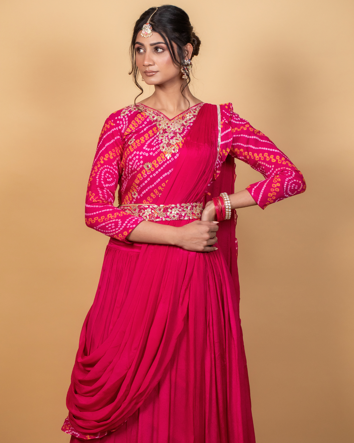 Rani Tie-Dye Majesty Indo-Western