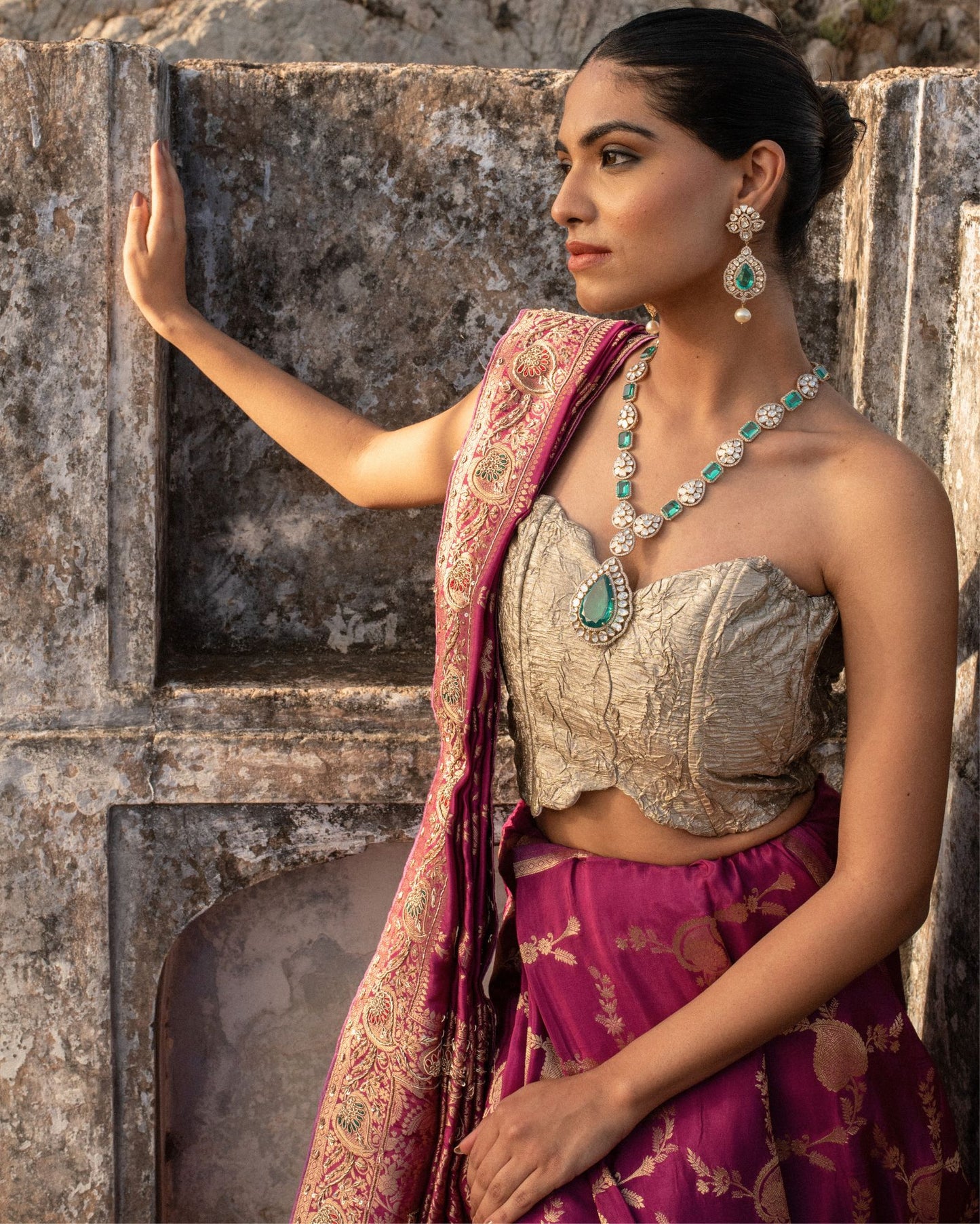 Rajwada Charm- Banarasi Silk Saree
