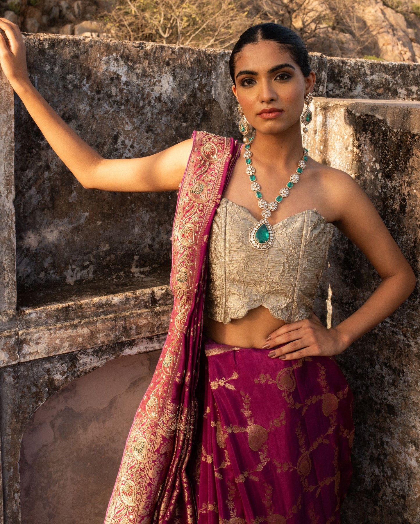 Rajwada Charm- Banarasi Silk Saree