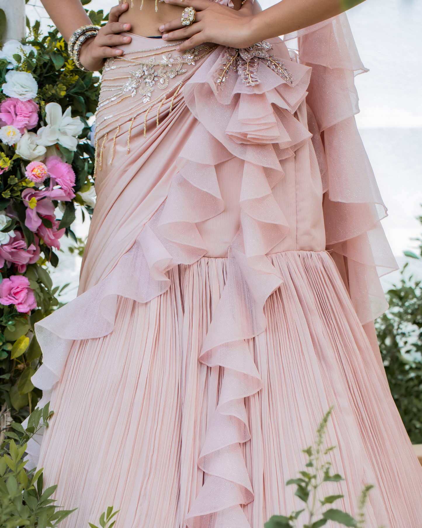 Modern Mermaid Drape Dress