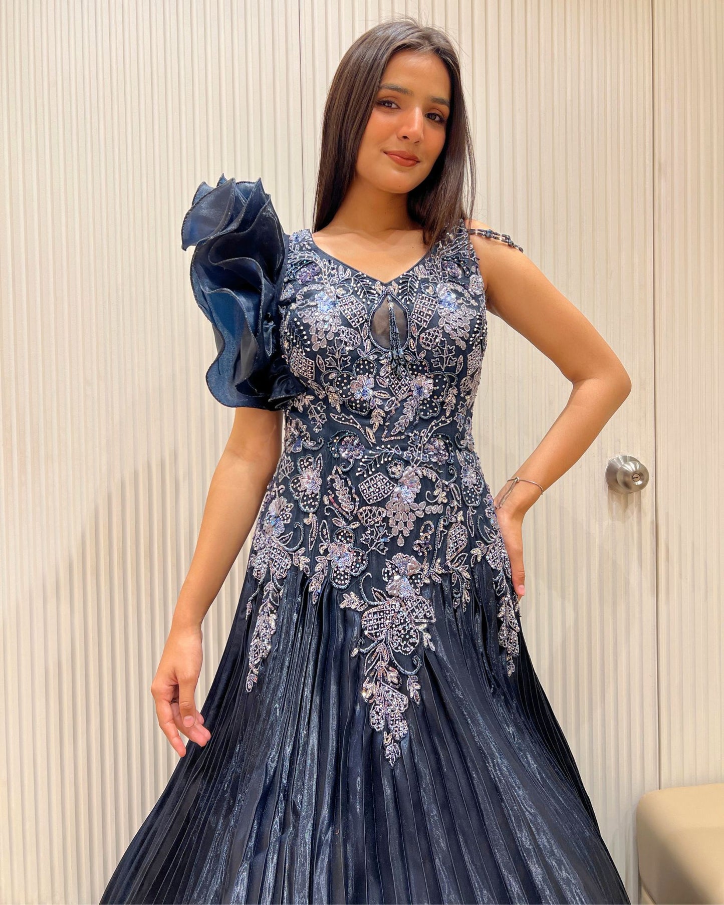 Noor Midnight Embellished Gown