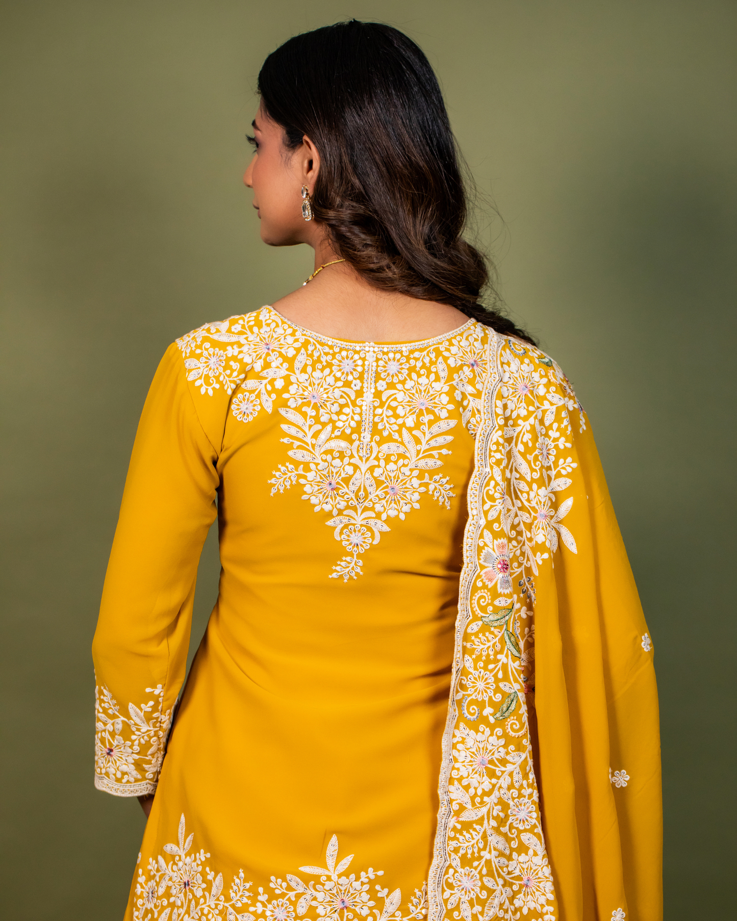 Embroidered Sunshine Skirt Set