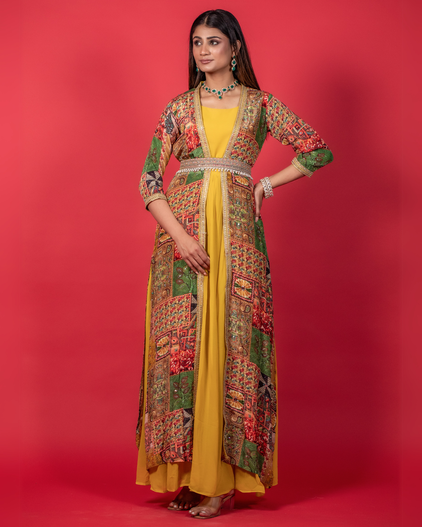 Sunlit Blossom Shrug Gown