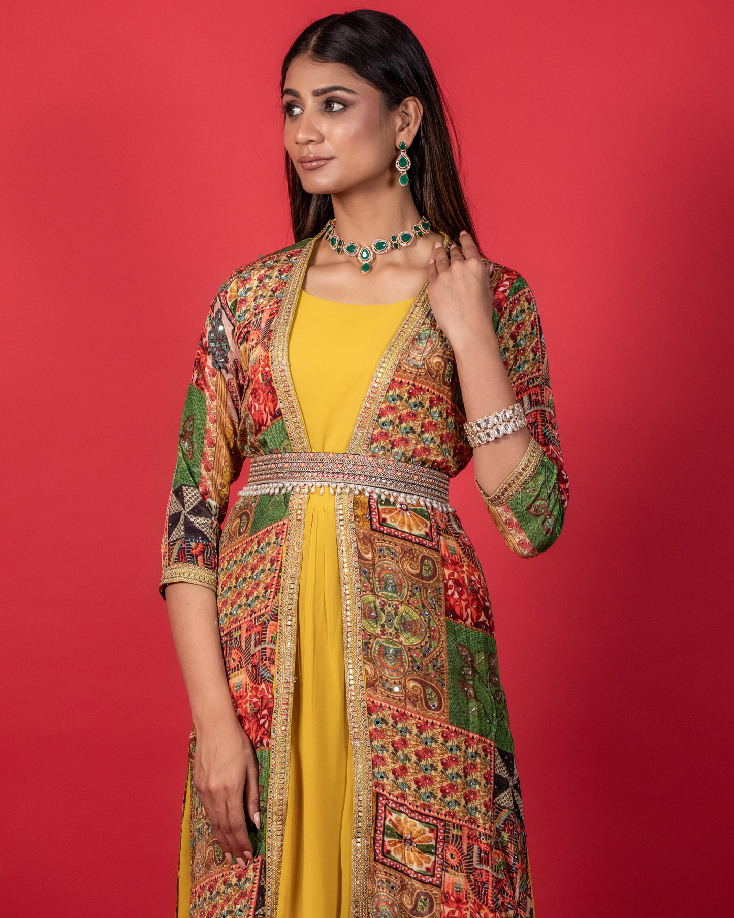 Sunlit Blossom Shrug Gown