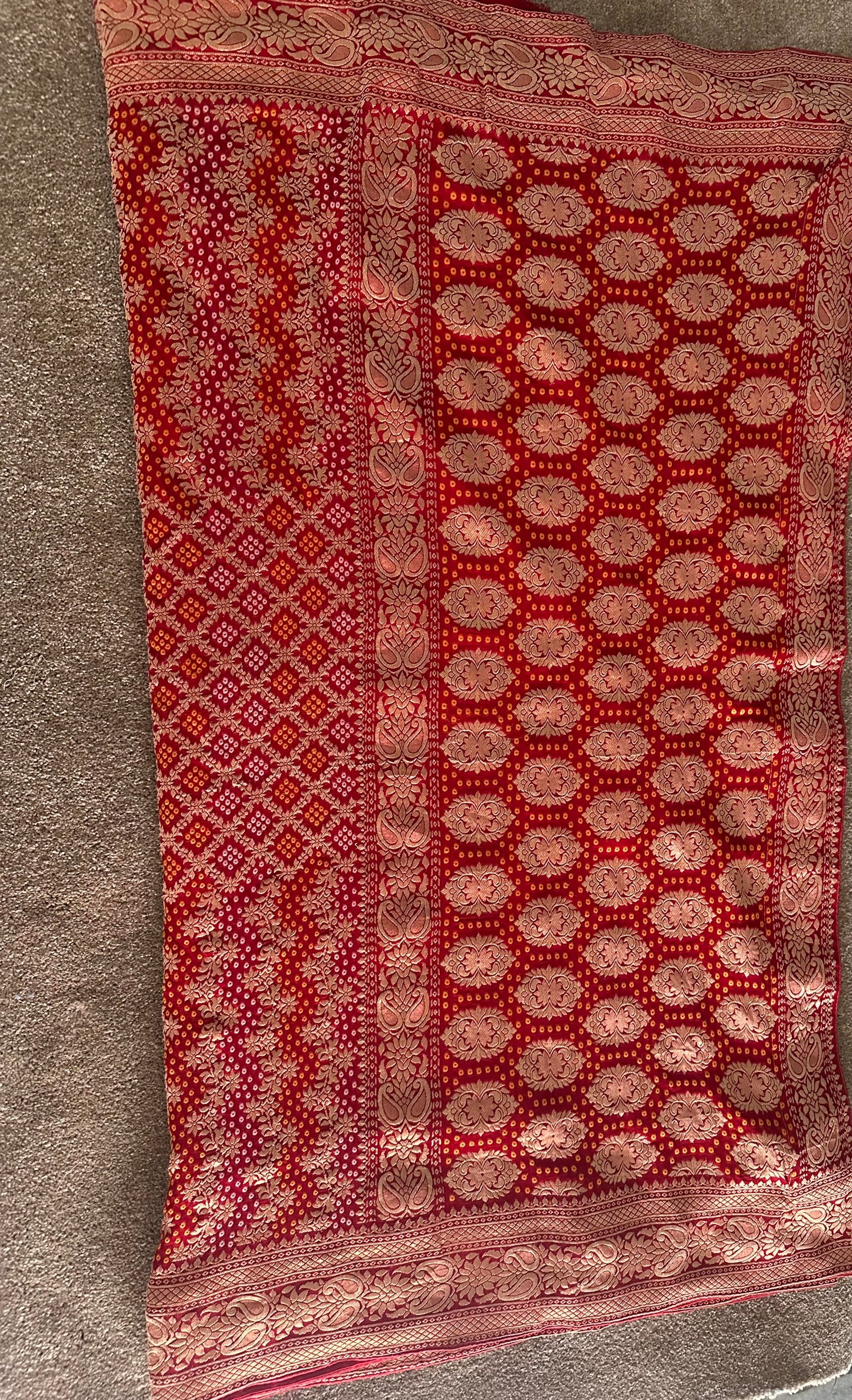 Traditional Handwoven Khaddi Georgette Saree