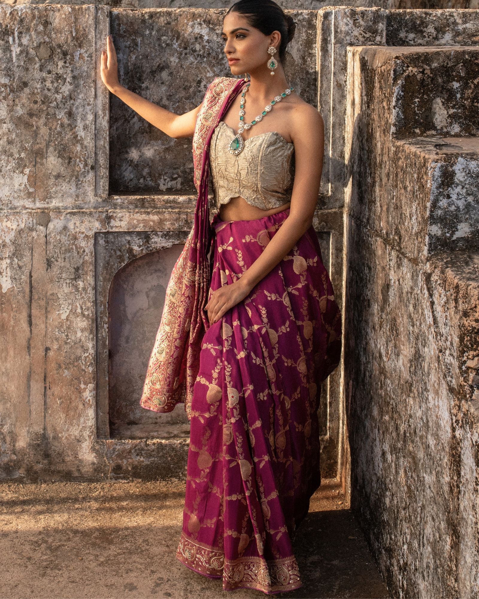 Rajwada Charm- Banarasi Silk Saree